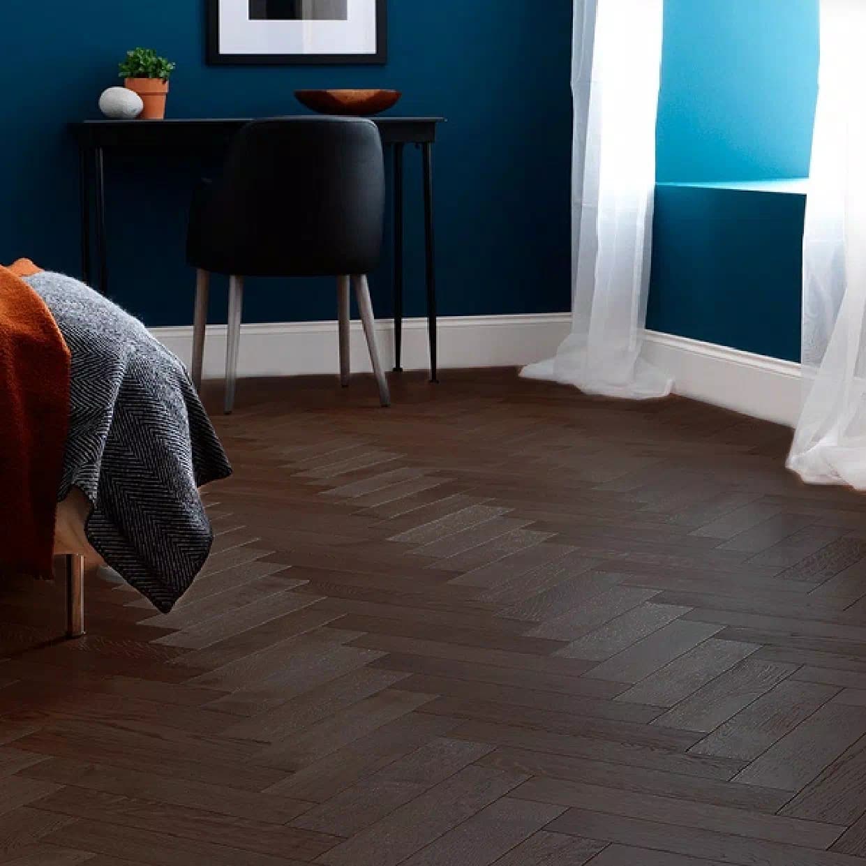 Richmond SPC Herringbone - Mahogany