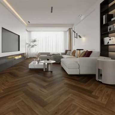 Polar SPC Herringbone - Classic Oak
