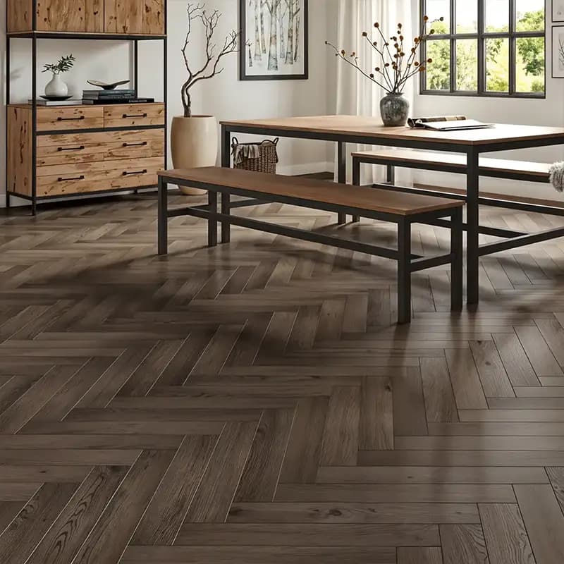 Richmond SPC Herringbone - Premium Oak