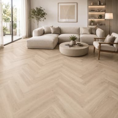 Richmond Herringbone SPC - New Premium Oak