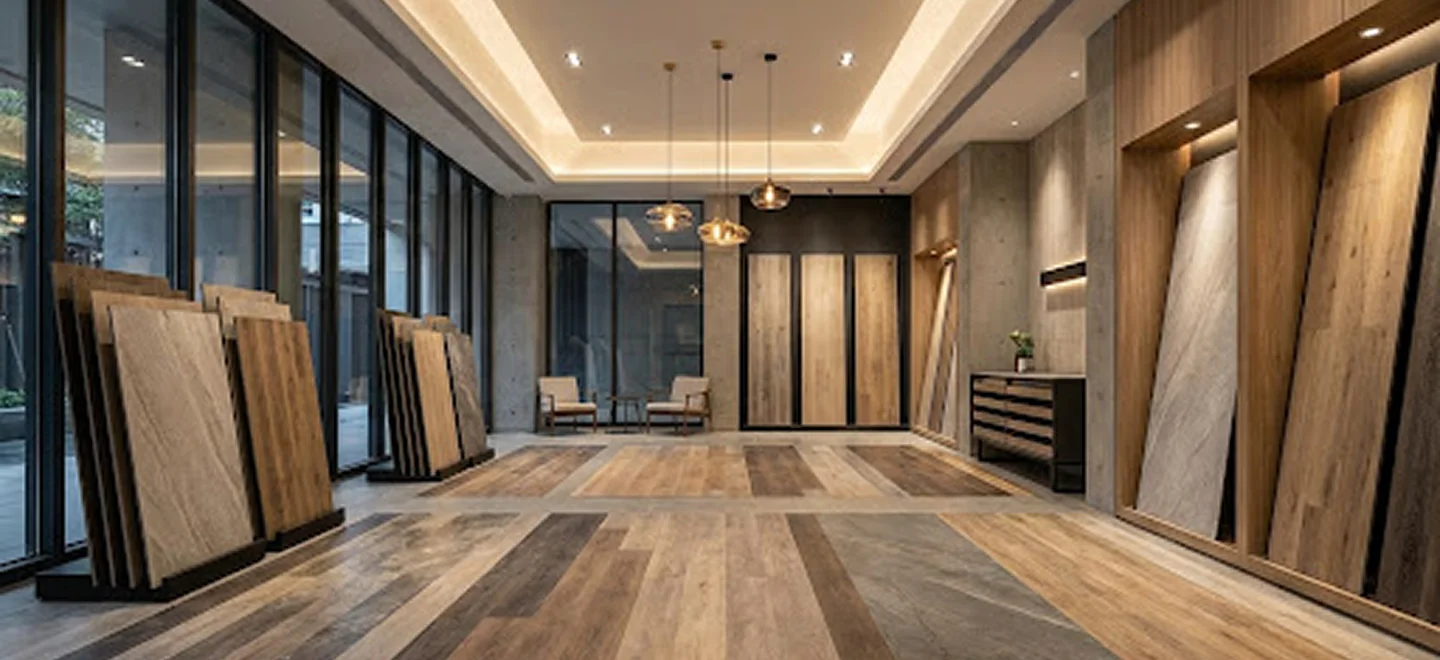 SPC & LVT flooring supply showroom